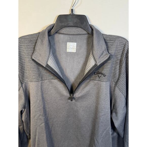 Callaway Men’s Gray Quarter Zip Pullover Size M - Picture 3 of 9